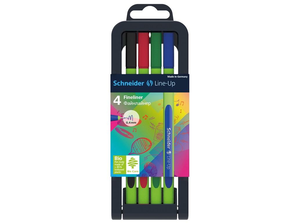 Set Liner Schneider Line-Up 4 culori