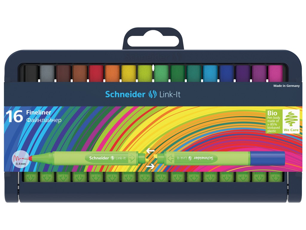 Set Liner Schneider Link-It 0 4 mm  16 culori