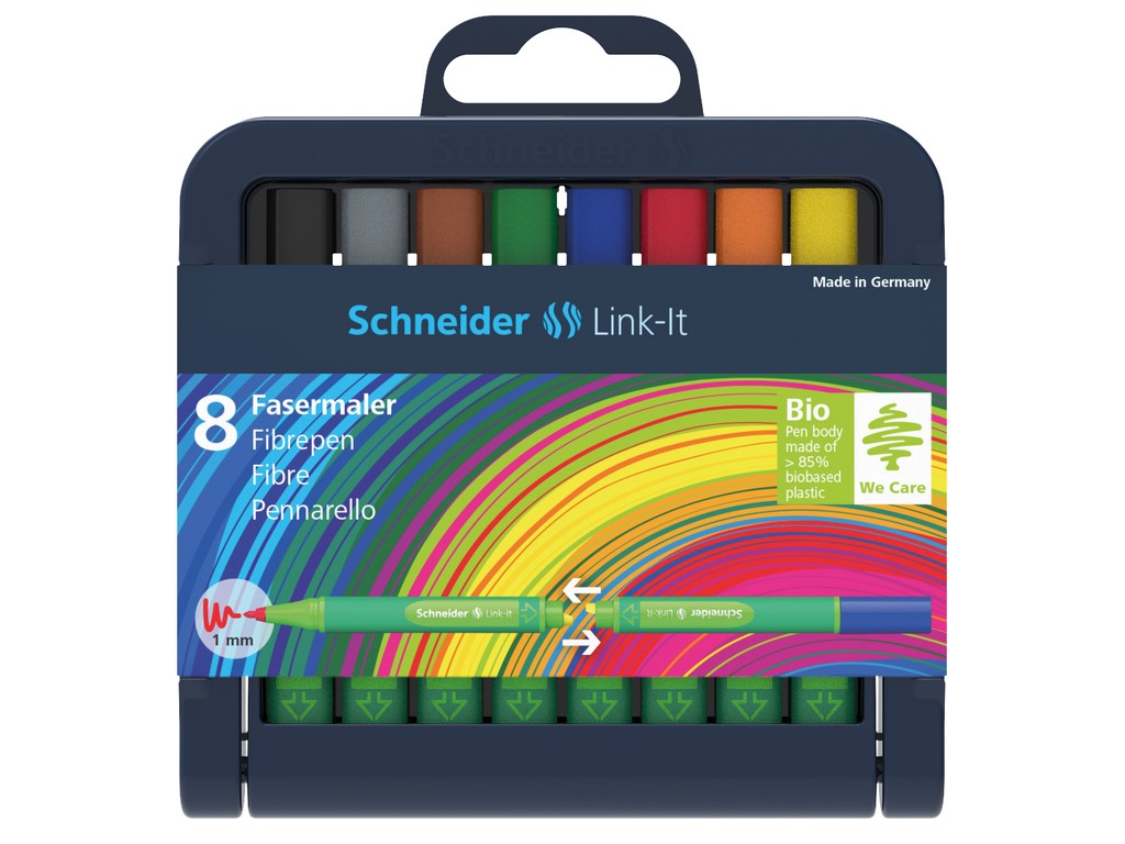 Set Liner Schneider Link-It 1 0 mm  8 culori