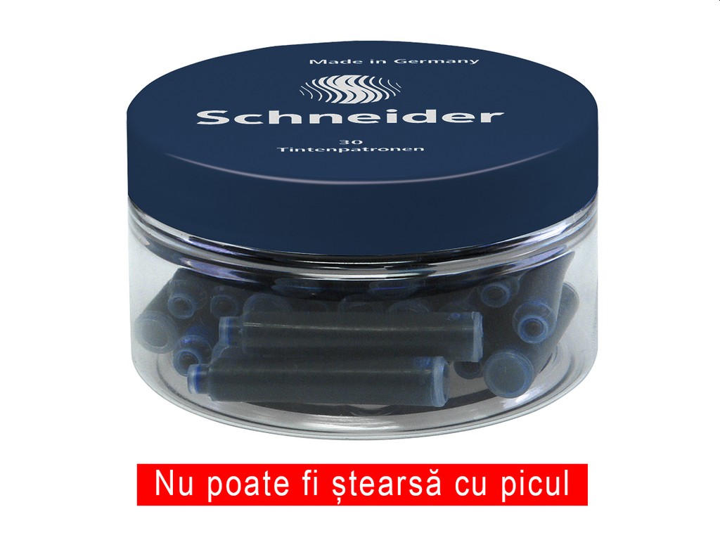 Patron cerneala Schneider albastru inchis 30/borcan