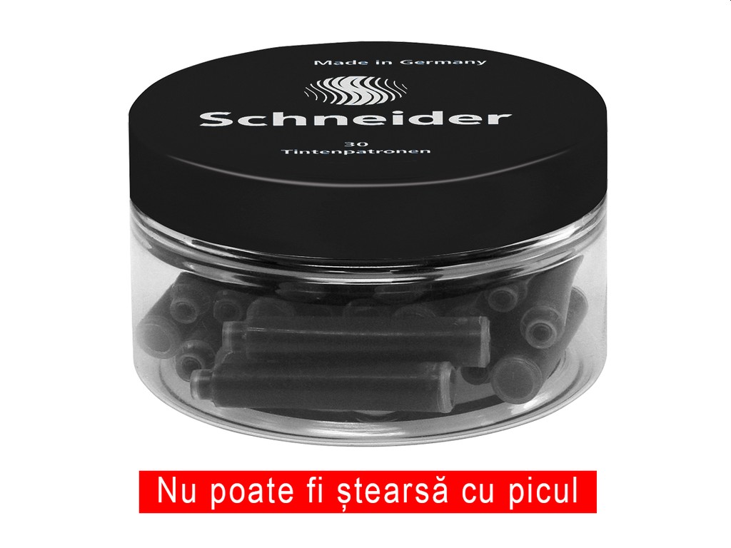 Patron cerneala Schneider neagra 30/borcan sanito.ro