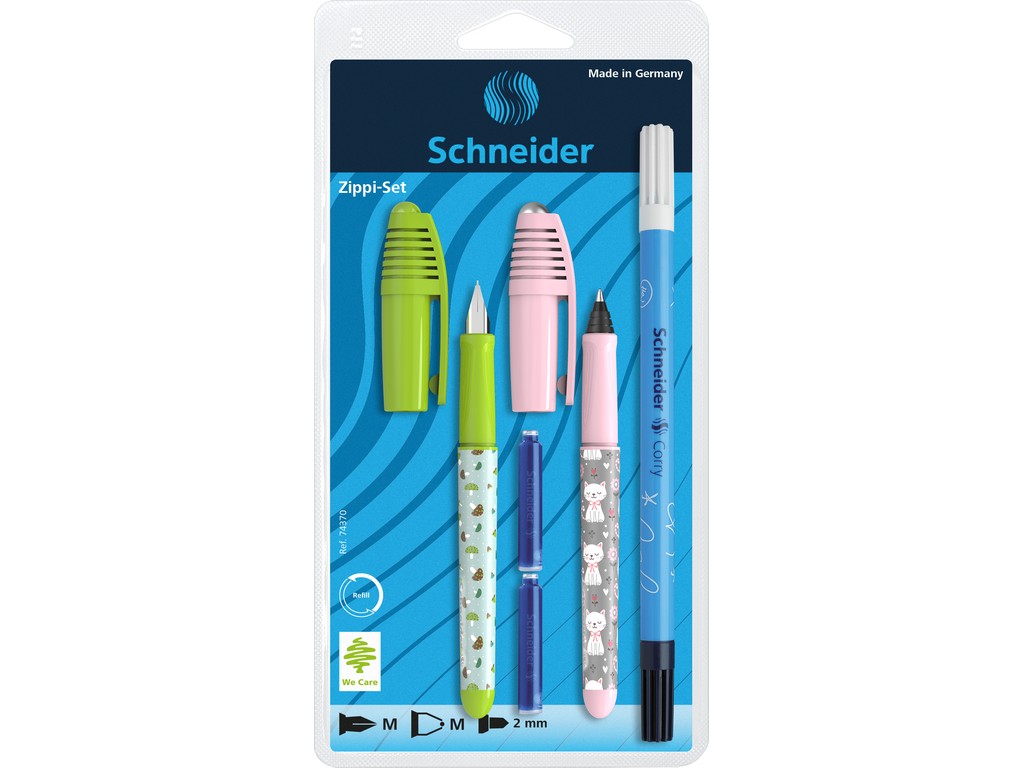Set stilou si roller Schneider Zippi