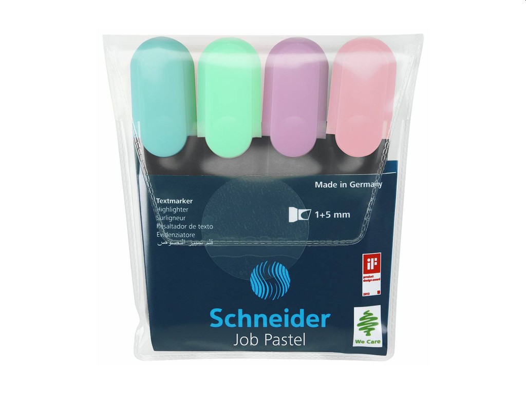 Textmarker Schneider Job Pastel 4/set sanito.ro