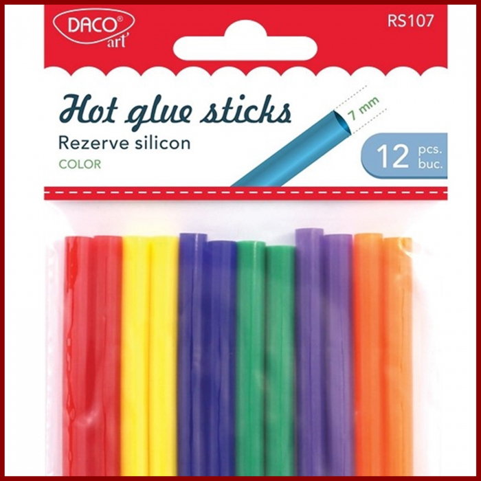 Rezerva silicon 7mm set 12 color rs107 daco
