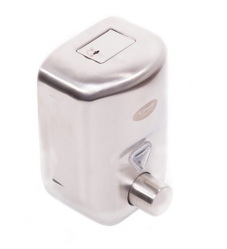 Dozator inox satinat manual pentru sapun  Limpio SD180  1800ml