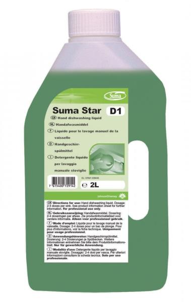 Detergent vase manual SUMA STAR D1 Diversey 2L Diversey