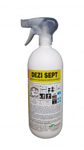 DEZI SEPT X-CLEAN Dezinfectant Aviz Min. Sanatatii pentru suprafete pulverizator 1L AQAS