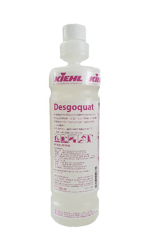 Desgoquat-Detergent dezinfectant lichid concentrat fara aldehyde 1L Kiehl imagine 2022 depozituldepapetarie.ro