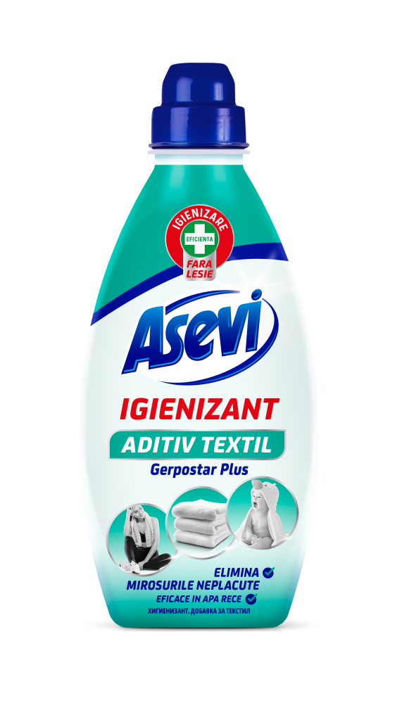 Igienizant aditiv textil Asevi Gerpostar  flacon 720 ml
