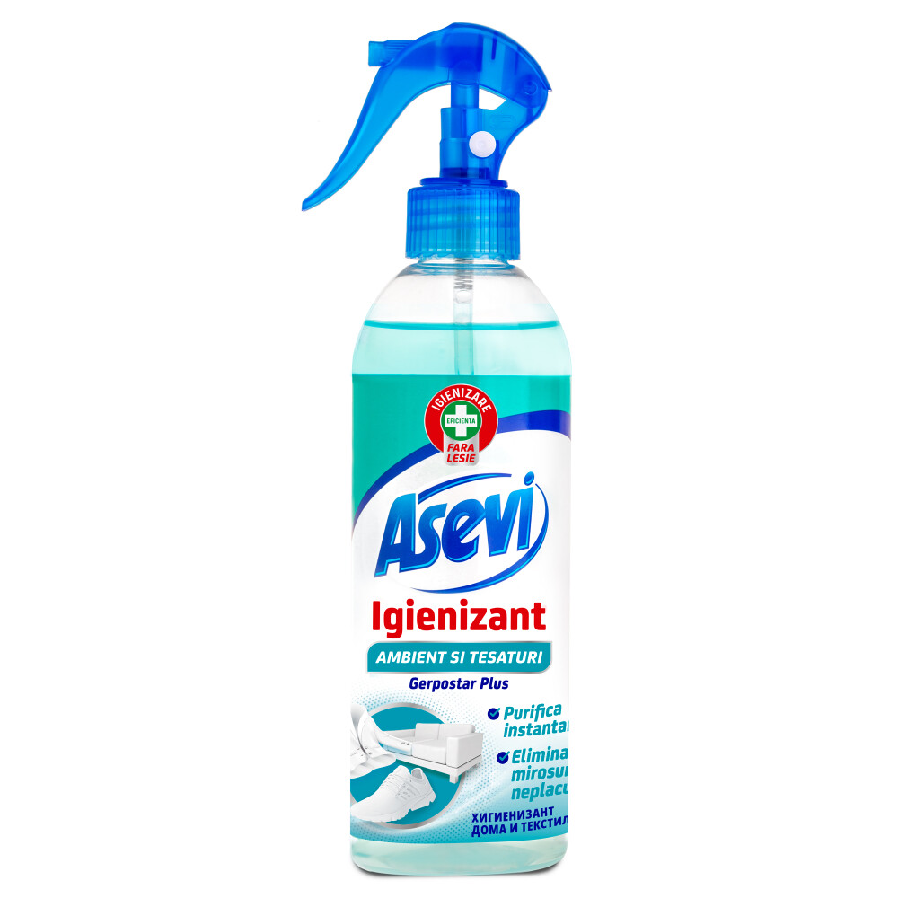 Igienizant ambient si tesaturi Asevi Gerpostar flacon 400 ml