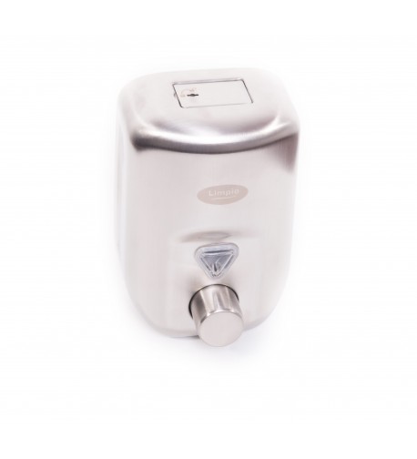 Dozator inox satinat manual pentru sapun  Limpio SD82  820ml