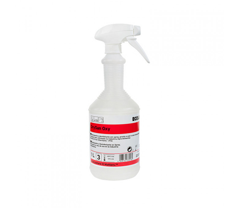 Detergent dezinfectant pe baza de peroxid Ecolab DrySan OXY® 1l EcoLab imagine 2022 depozituldepapetarie.ro