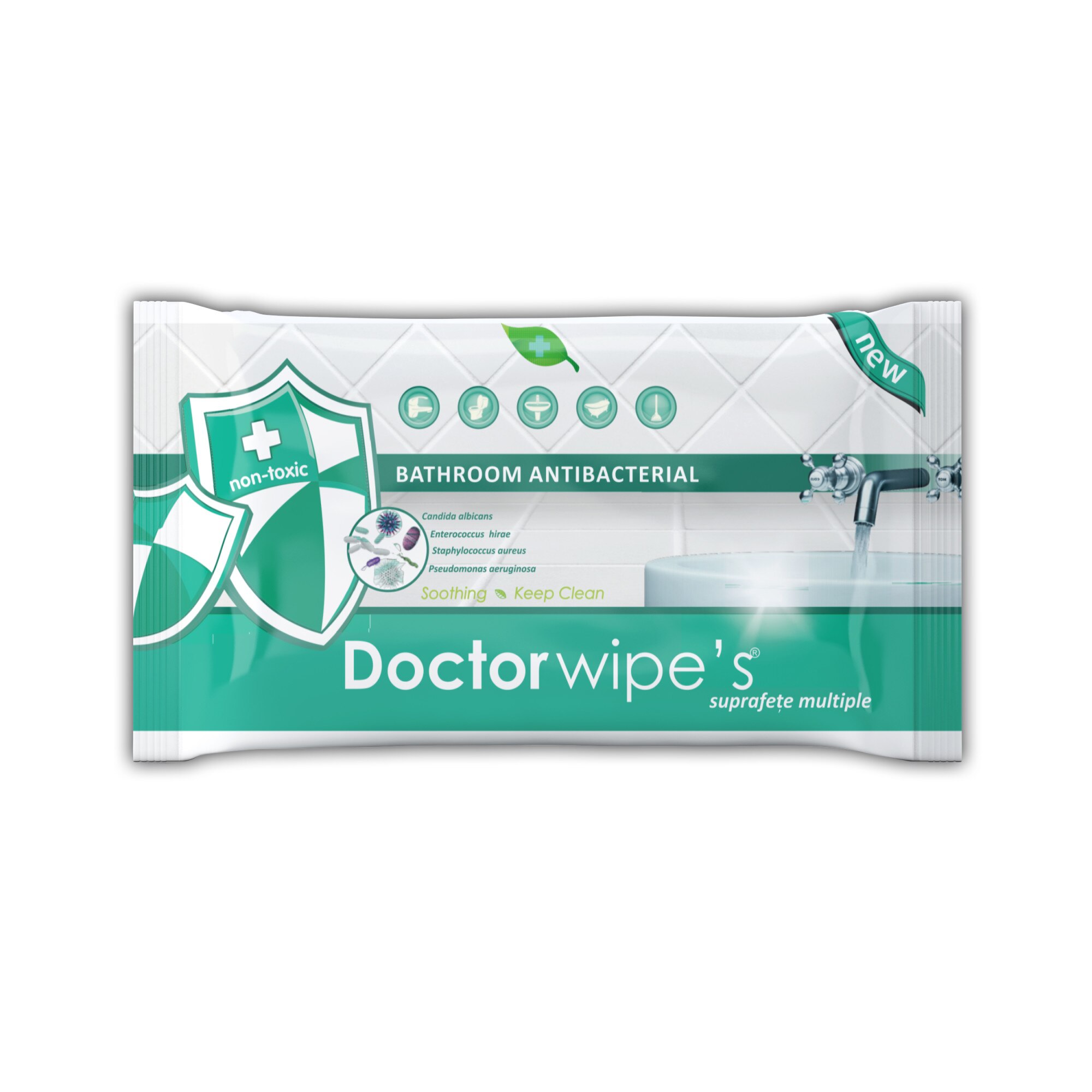 Doctor Wipes Servetele Dezinfectante Multisuprafete 48 buc sanito.ro