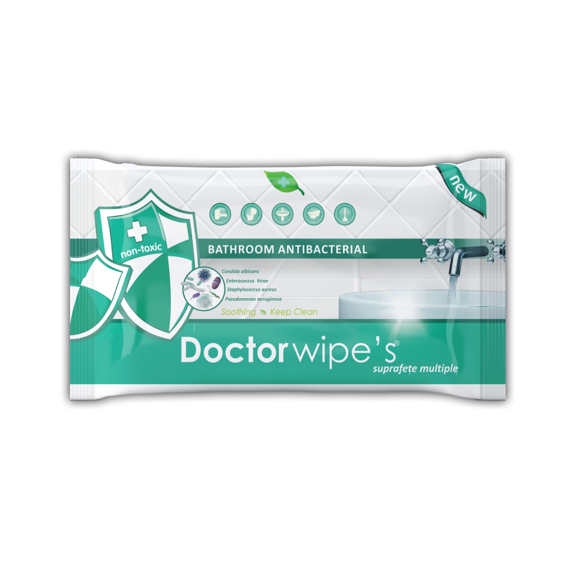 Doctor wipes servetele dezinfectante multisuprafete 48 buc