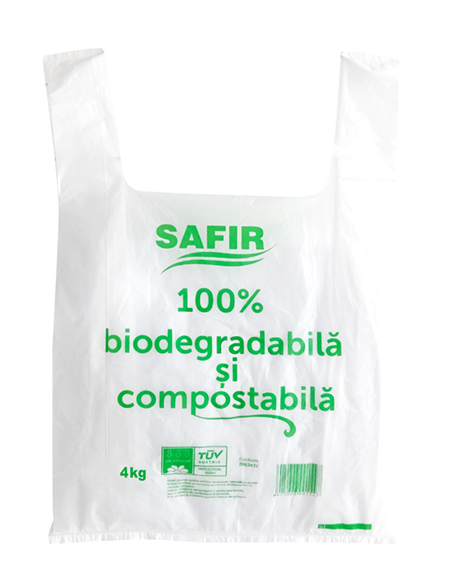 Pungi alimentare biodegradabile 4 Kg 100buc/set Horeca