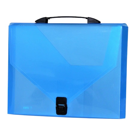  Servieta transparenta din plastic cu clapeta in V si miner 345x255x41mm