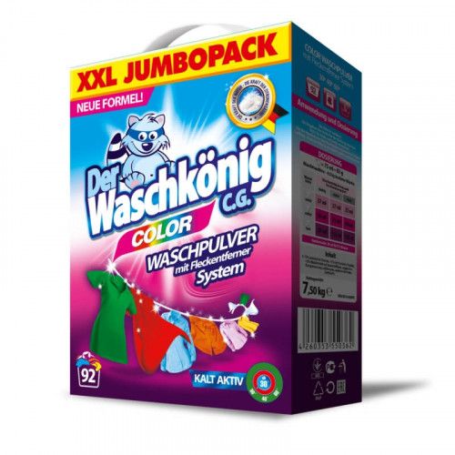 Washkonig color detergent pudra 7.5 kg 